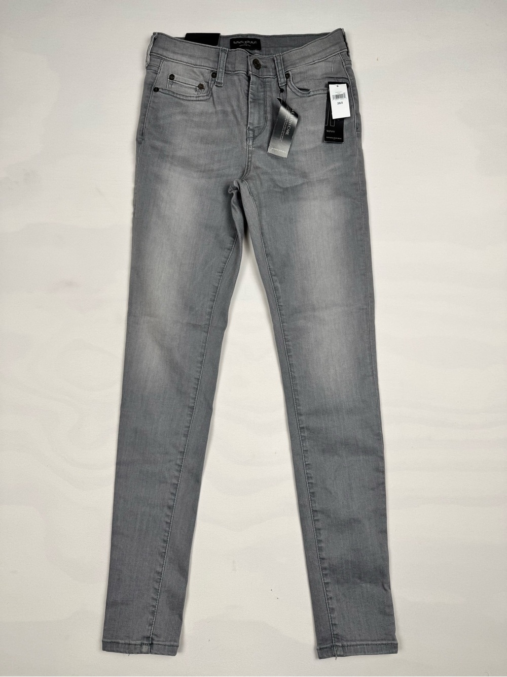NWT Banana Republic Sculpt Skinny Mid-Rise Gray Women’s 26/2 Retail $79